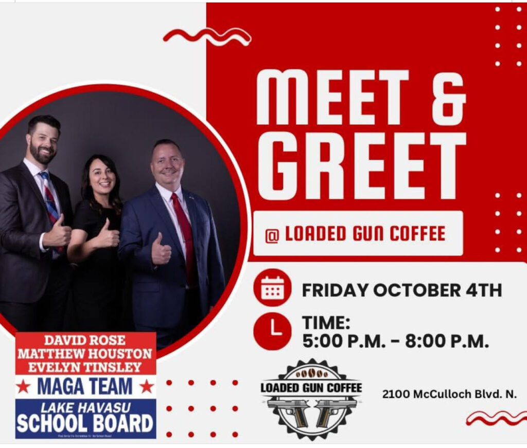 MEET & GREET – MAGA TEAM – LHC OCT. 4th – Mohave County GOP