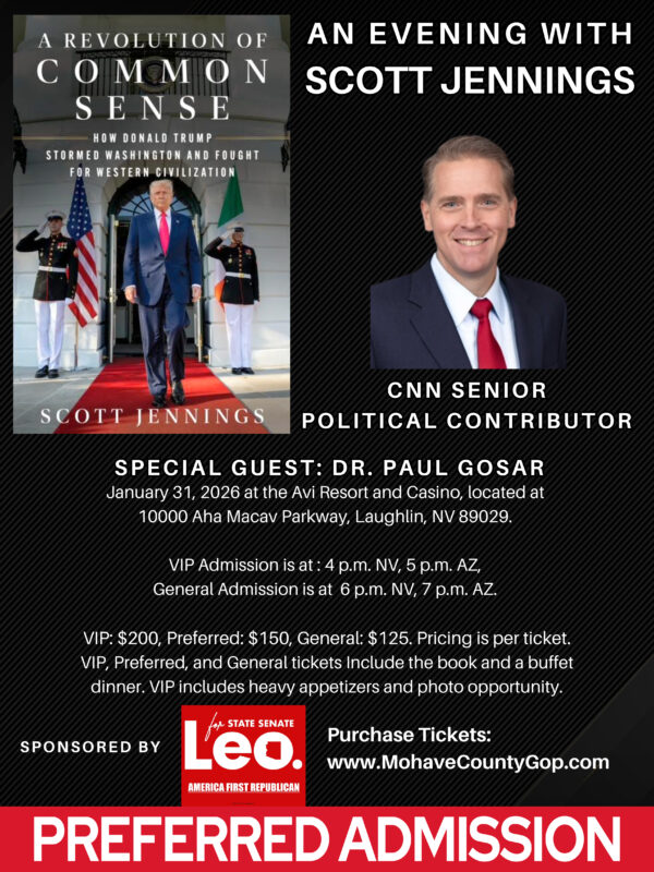 An Evening with Scott Jennings – Preferred Admission